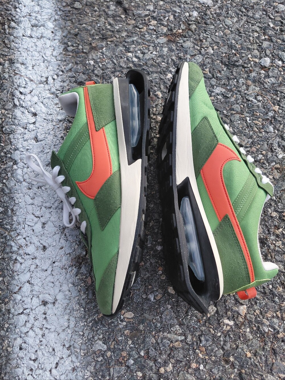New 2024 Nike Pre Day Chlorophyl Air Max green orange & white Mens 10.5 sneakers